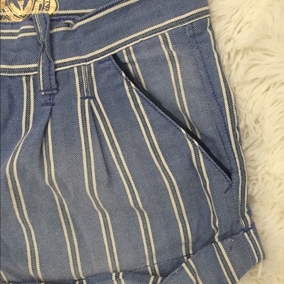 Victoria’s Secret PINK Pinstriped Jean Shorts - Picture 2 of 6